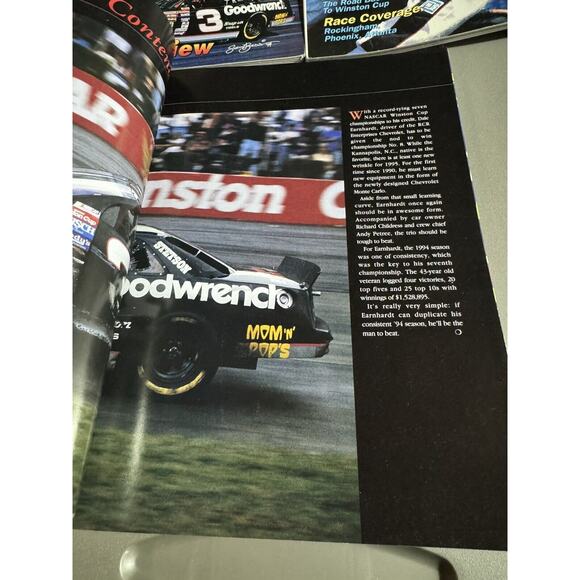 Winston Cup Illustrated NASCAR Magazine Lot (6) 1995 Earnhardt Jarrett Gordon - Picture 5 of 8